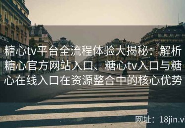 糖心tv平台全流程体验大揭秘：解析糖心官方网站入口、糖心tv入口与糖心在线入口在资源整合中的核心优势