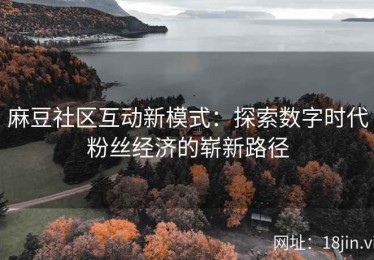 麻豆社区互动新模式：探索数字时代粉丝经济的崭新路径