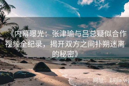 《内幕曝光：张津瑜与吕总疑似合作视频全纪录，揭开双方之间扑朔迷离的秘密》