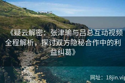 《疑云解密：张津瑜与吕总互动视频全程解析，探讨双方隐秘合作中的利益纠葛》