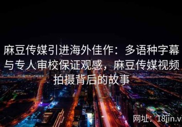 麻豆传媒引进海外佳作：多语种字幕与专人审校保证观感，麻豆传媒视频拍摄背后的故事