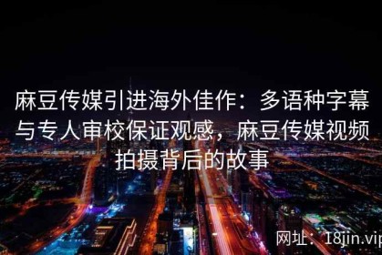 麻豆传媒引进海外佳作：多语种字幕与专人审校保证观感，麻豆传媒视频拍摄背后的故事