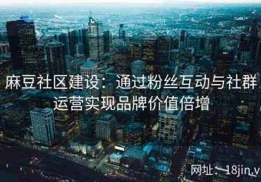 麻豆社区建设：通过粉丝互动与社群运营实现品牌价值倍增
