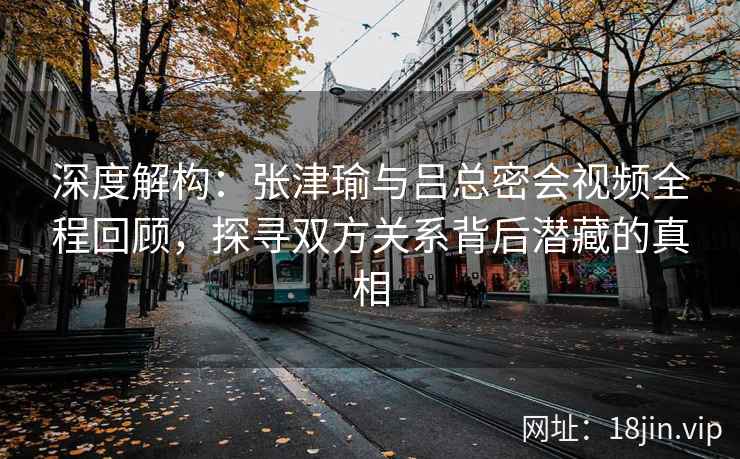 深度解构：张津瑜与吕总密会视频全程回顾，探寻双方关系背后潜藏的真相